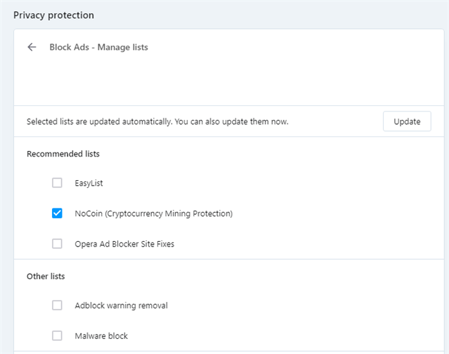 How to stop crypto mining and cryptojacking in Opera - Digital Citizen